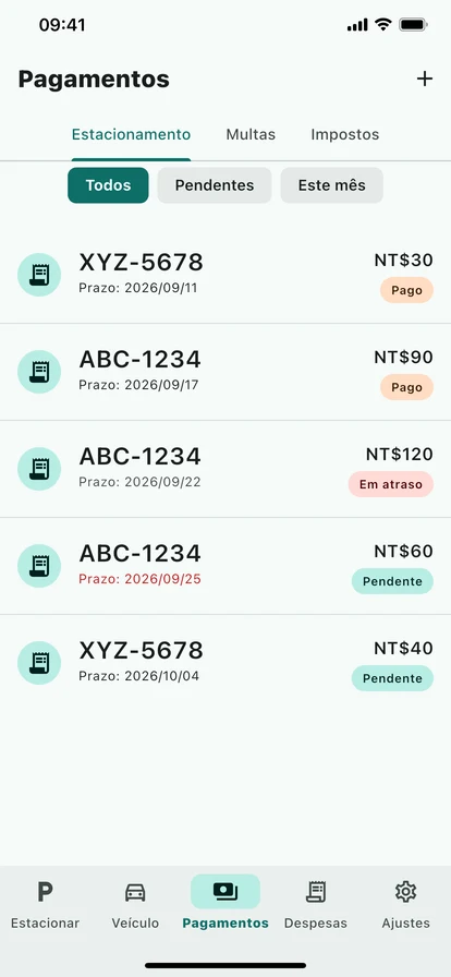 Registre e deixe o prazo com o app